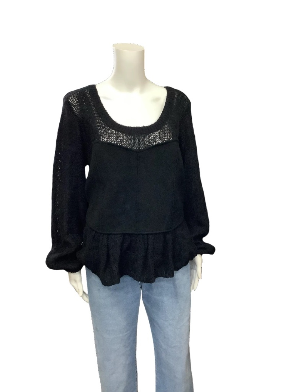 Anthropologie Scoop Neck Sweater Size: XL